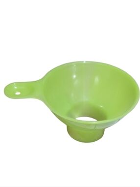 Bright Lime Green Plastic Canning Funnel | Wide-Mouth 🍋